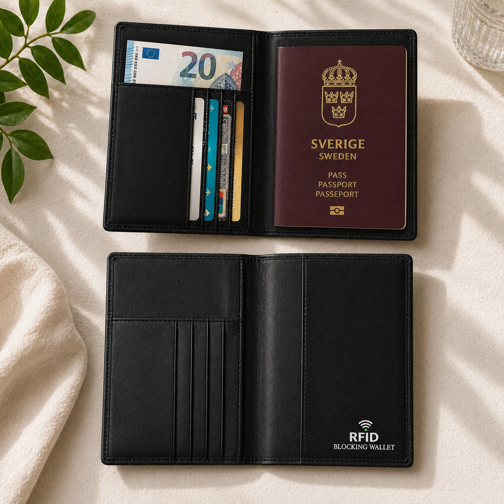 RFID Skyddat Passfodral – säker resa i stil