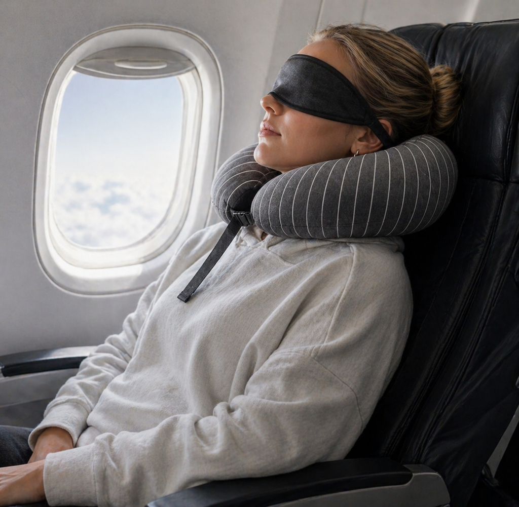 Travel Comfort Pillow – nacke, cervical och ländryggsstöd